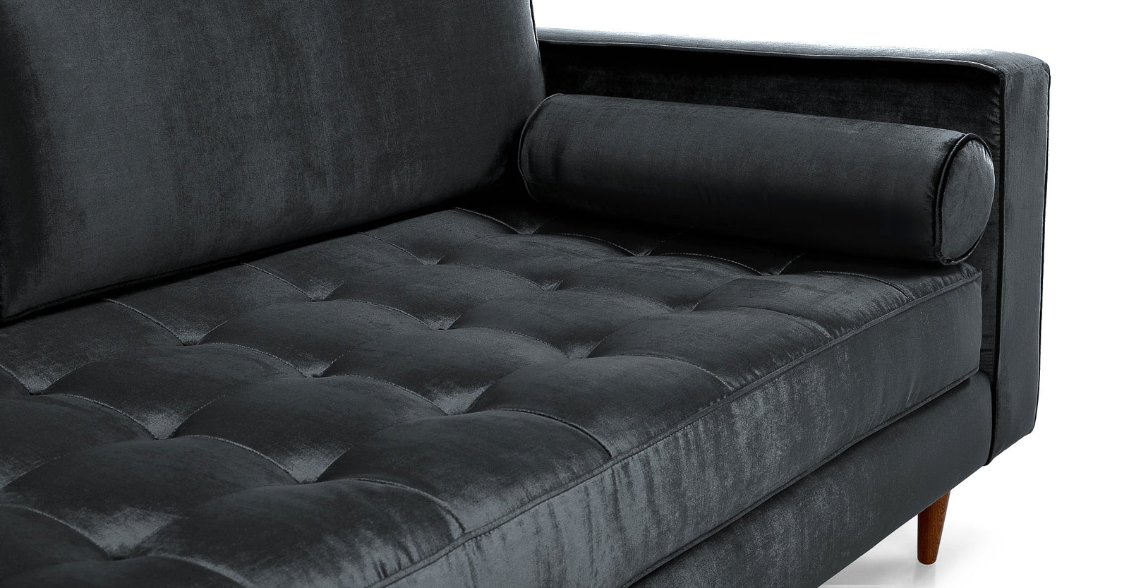 Velvet Lounge | Hand-Tufted Luxury Velvet Three-Seat Sofa