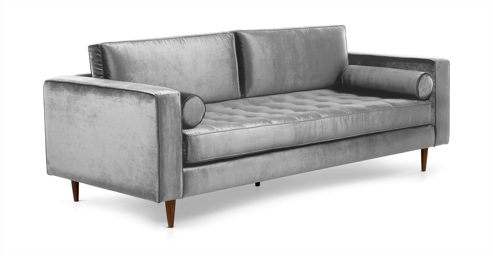 Velvet Lounge | Hand-Tufted Luxury Velvet Three-Seat Sofa