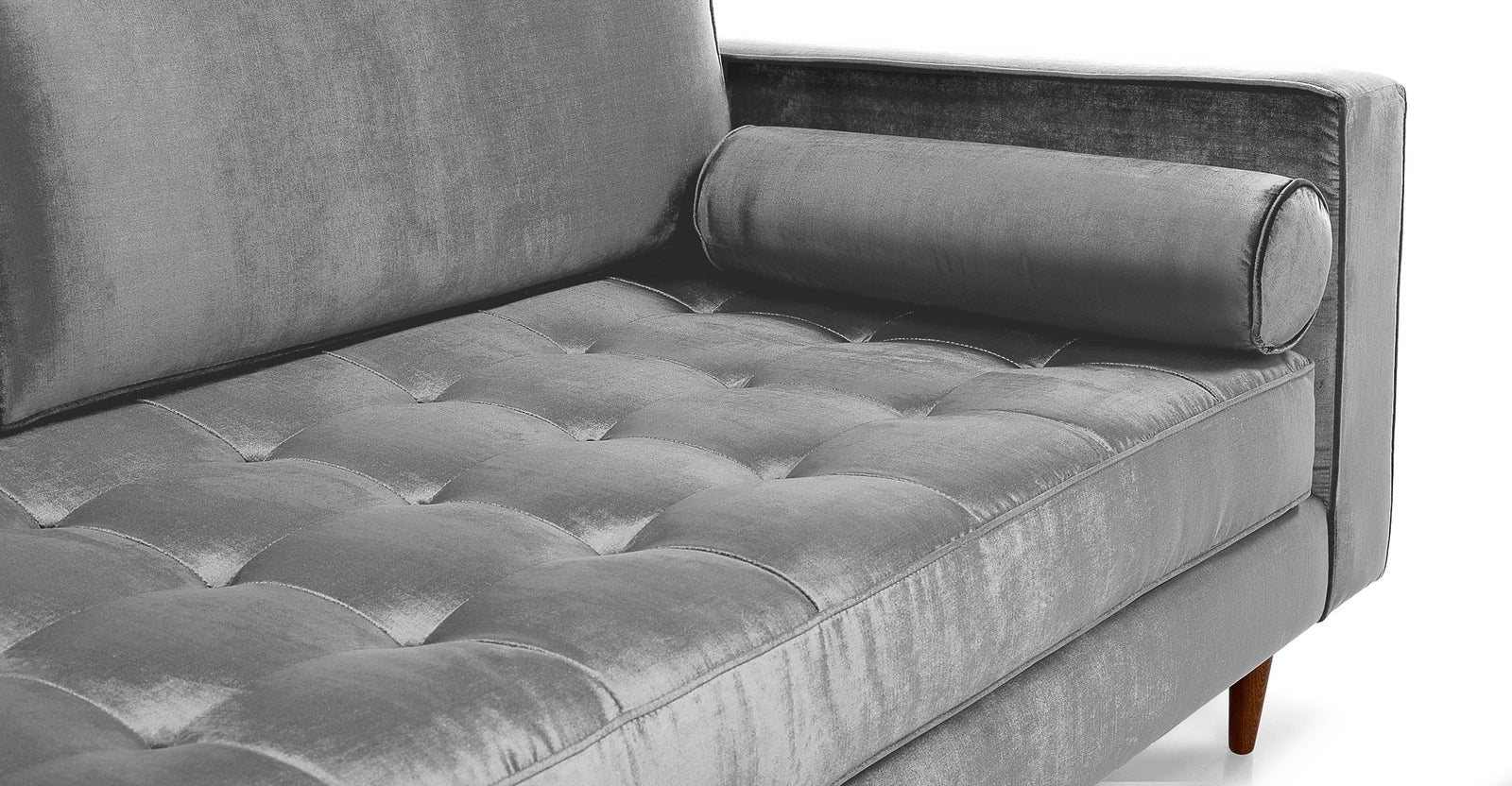 Velvet Lounge | Hand-Tufted Luxury Velvet Three-Seat Sofa