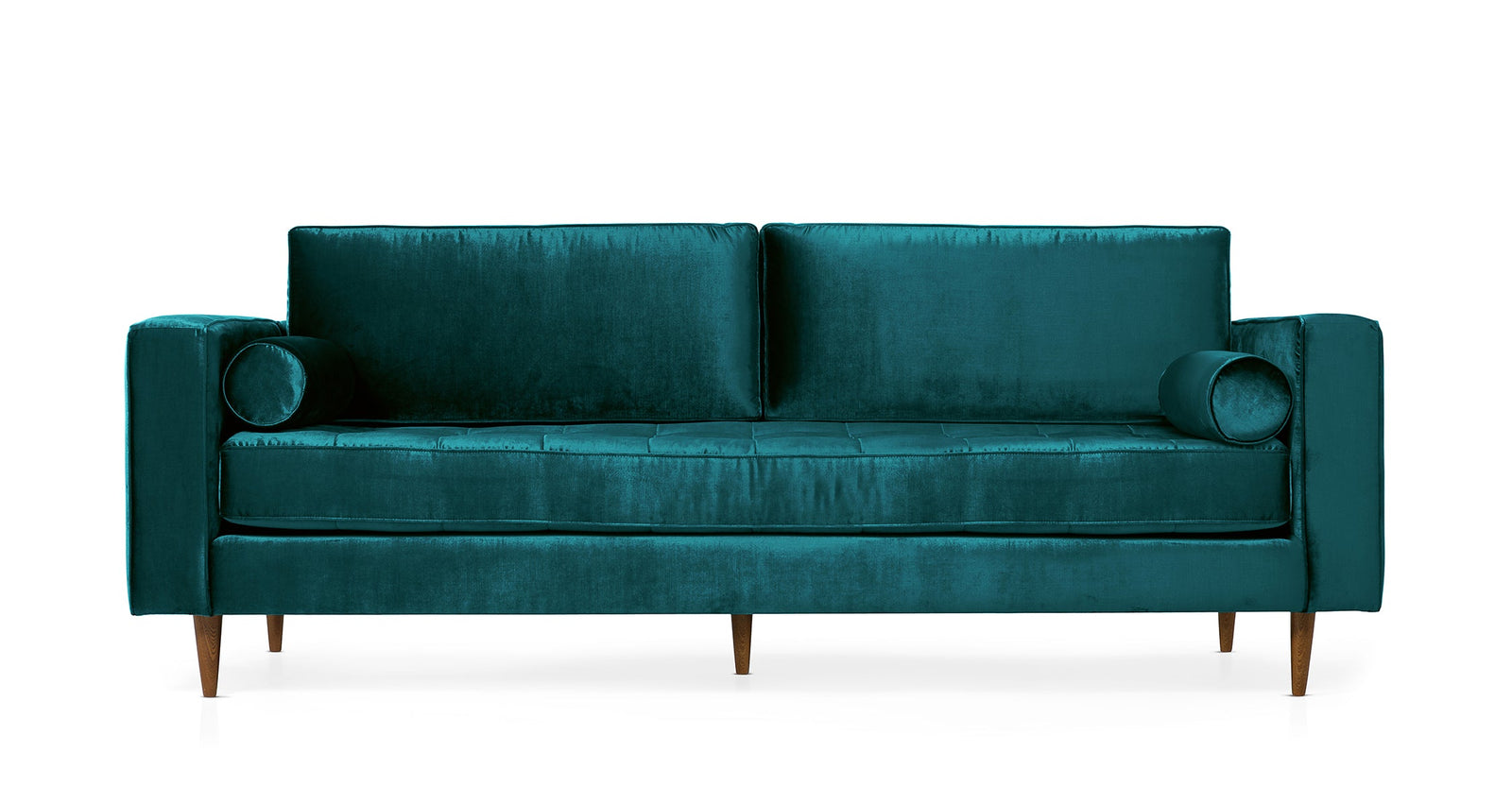 Velvet Lounge | Hand-Tufted Luxury Velvet Three-Seat Sofa