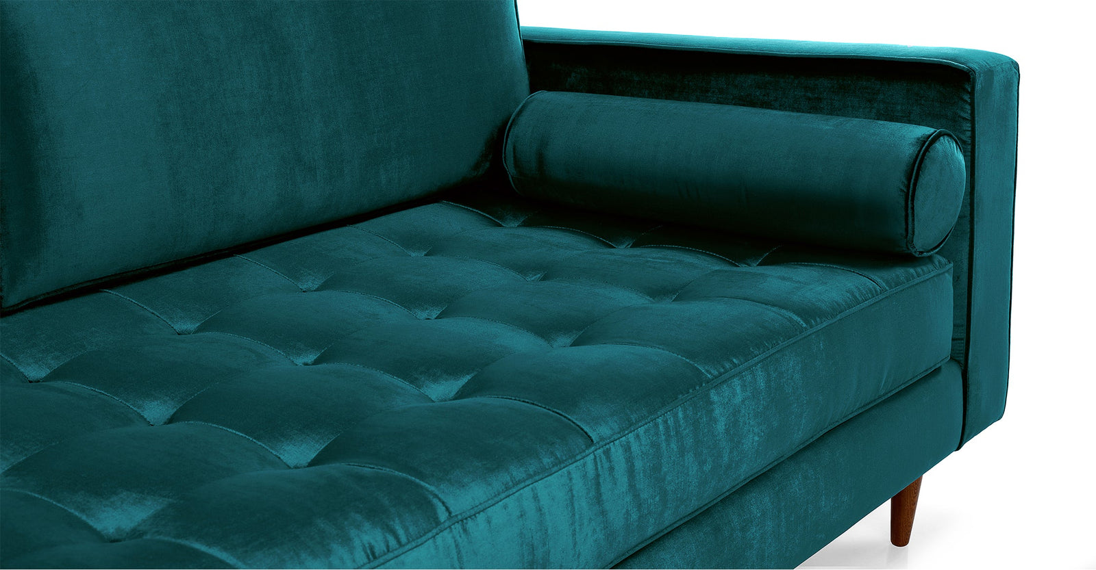 Velvet Lounge | Hand-Tufted Luxury Velvet Three-Seat Sofa