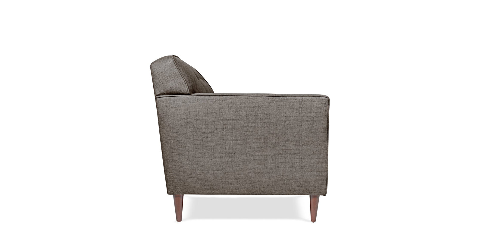 Studio Sleek | Signature Woven Button-Tufted Three-Seat Sofa