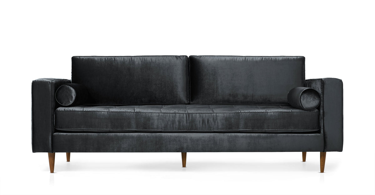 Velvet Lounge | Hand-Tufted Luxury Velvet Three-Seat Sofa